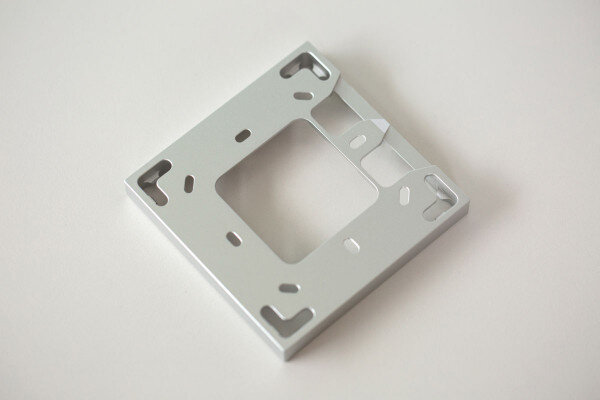 Montagerahmen 1-fach Silber
