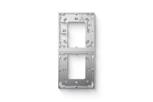 Montagerahmen 2-fach Silber